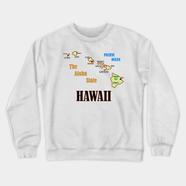 Hawaii Crewneck Sweatshirt by Pr0metheus